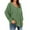 Green, variant on Open Front Button Cardigan for Women V-Neck Button-up Shirts Winter Warm Long Sleeve Drop Shoulder Tops