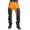 Orange, variant on SPRING PARK Men's Casual Autumn Winter Fashion Color Block Multi Pockets Sports Long Cargo Pants Work Trousers