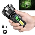 thumbnail image 2 of xaoyunyn Brightest Rechargeable LED Flashlight 1000 Lumens,Waterproof High Power Torch with 4 Modes for Camping,Fishing,Emergencies,USB Charging, 2 of 9