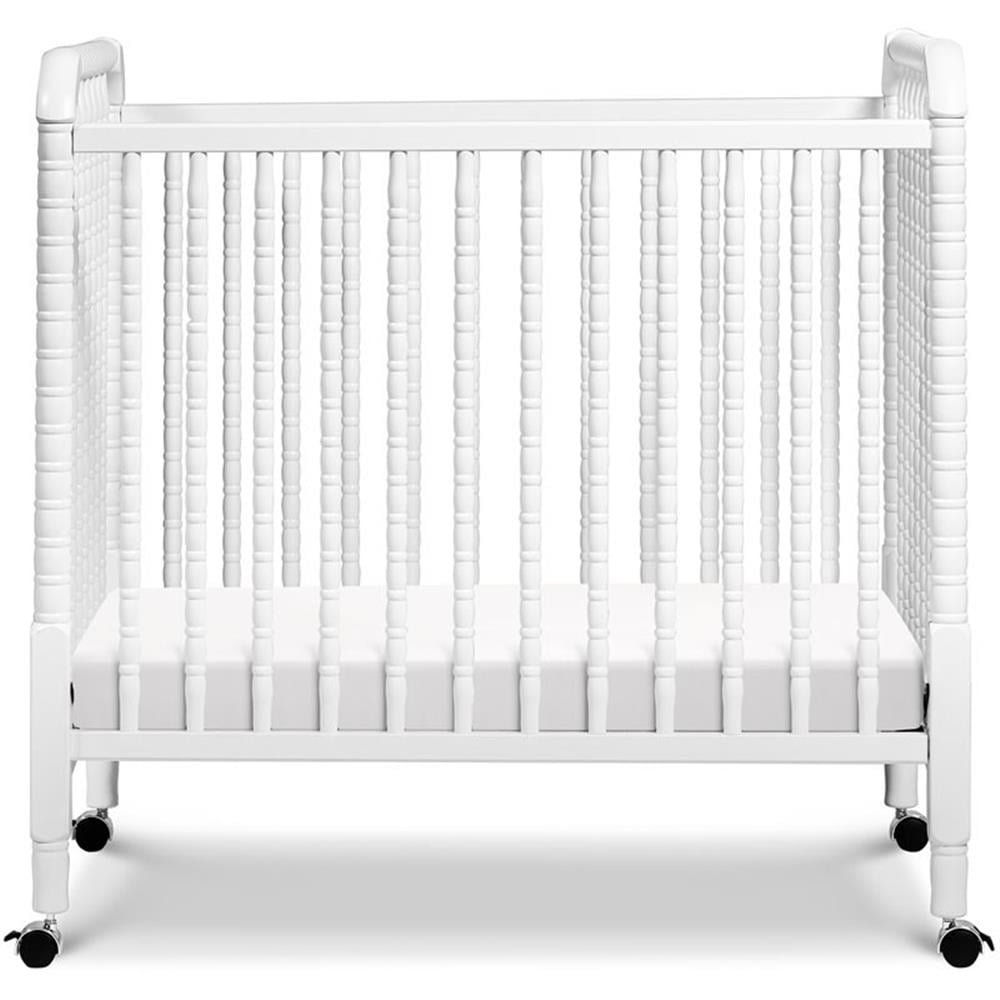 DaVinci Jenny Lind Pine Wood 3-in-1 Convertible Mini Crib in White