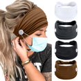 thumbnail image 1 of Diadema Huachi Button para mascarillas, mujeres, hombres, enfermeras y médicos, 1 of 7