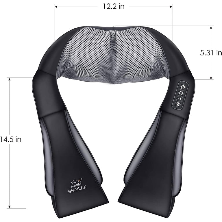 Snailax Neck Massager Pillow with Heat, 8 Massage Nodes photo 6