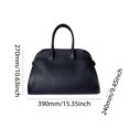 thumbnail image 3 of Bolso de mano para mujer, elegante bolso de cuero genuino, moda para uso diario en la oficina, 3 of 5