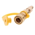 thumbnail image 4 of Kit de montaje de conector rápido de propano, gas natural, LPG, anticorrosión, 3/8 de pulgada, 4 of 7