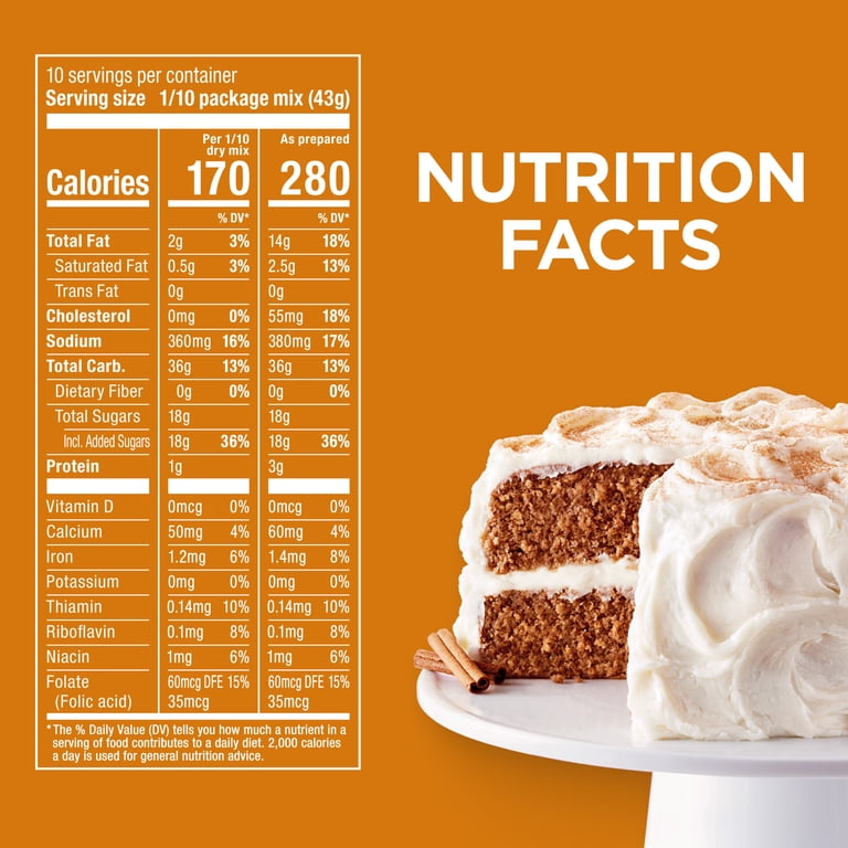 Duncan Hines Signature Perfectly Moist Spice Cake Mix, 15.25 oz