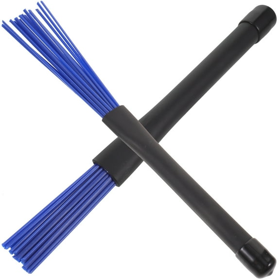 OFFIGAM 1 Pair Portable Nylon Brush Drumsticks Set for Beginners and Drum Fans, Lightweight and
