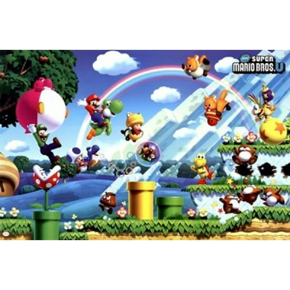 Rolled Poster Super Mario Bros - U 34” x 24” Poster