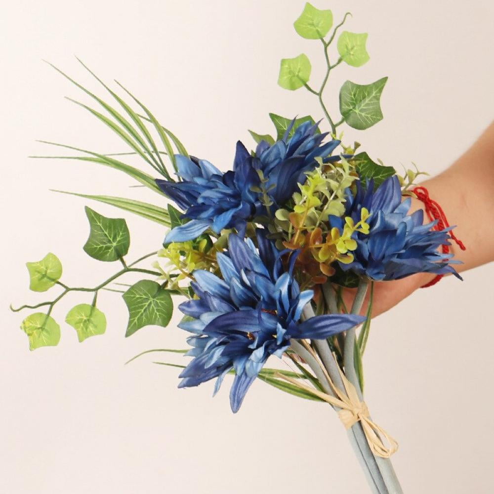 Clearance!Artificial Flowers Bouquets of Hydrangea Realistic Fake