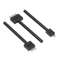 thumbnail image 1 of Prong Punch Tool Set Tools Leather Tools Leather Tool Set 3Pcs Products Black Leatherette Leatherworking Equipment Leatherworking Tools Punching, 1 of 8