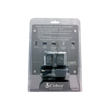Cobra - Pro Business, 22-Channels 2-Way Radios (Pair) - Black