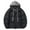 Black, variant on Down Jacket Men Warm Winter Coats for Mens Puffer Jackets with Hood Green XL