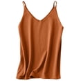 thumbnail image 4 of Camisole Tank Tops for Women Sleeveless V Neck Ribbed Knit Vest Top 2026 Summer Fashion Clothing Coffee XL, 4 of 9