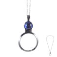 thumbnail image 1 of Collar con lupa, colgante con lente de aumento, joyería, regalo para amantes de los libros., 1 of 5