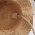 thumbnail image 3 of Sombrero de conejito para bebé con orejas móviles, sombrero de paja de conejo, oreja saltadora, gorra bonita y divertida, sombrero para el sol de ala ancha para niños y niñas, 3 of 5