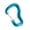 Lake Blue, variant on Spring Hook Quick Link Spring Carabiner Aluminum Alloys Locks Rings Hook Climbing Safe Buckles Camping Accessories