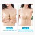 thumbnail image 4 of 3 Pairs Strapless Bra Push Up, Backless Sticky Adhesive Invincible Lift Up Bra For Woman, Reusable Lightweight Washable Bras for Wedding Dress, Party Dress, Low-Cut Outfit, Evening Dress, 4 of 7