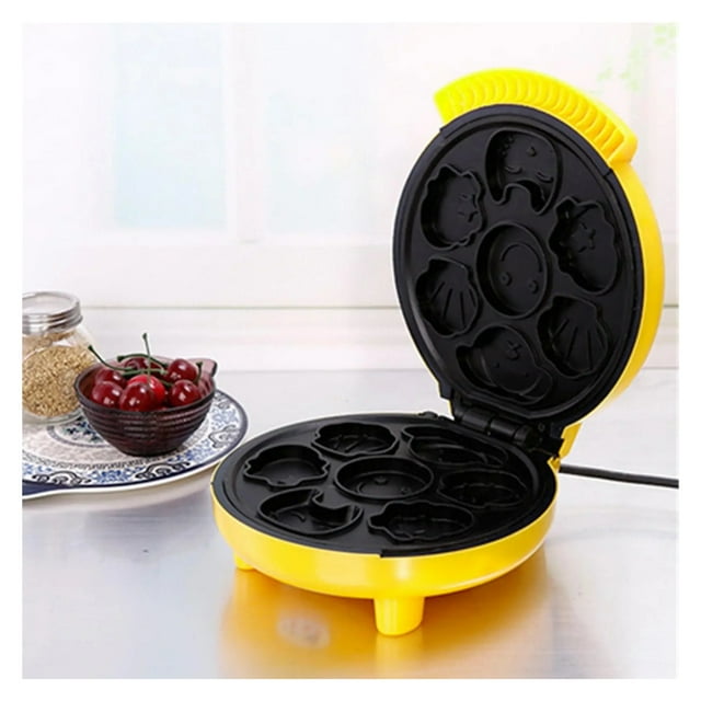 MiniBake Multi-Functional Waffle Maker - Double-Sided Heating Pancake & Cake Machine (Easy Clean) ,Easy to Operate