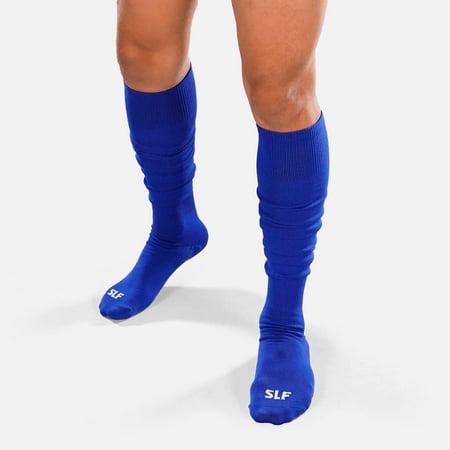 

Hue Royal Blue Long Scrunchie Socks