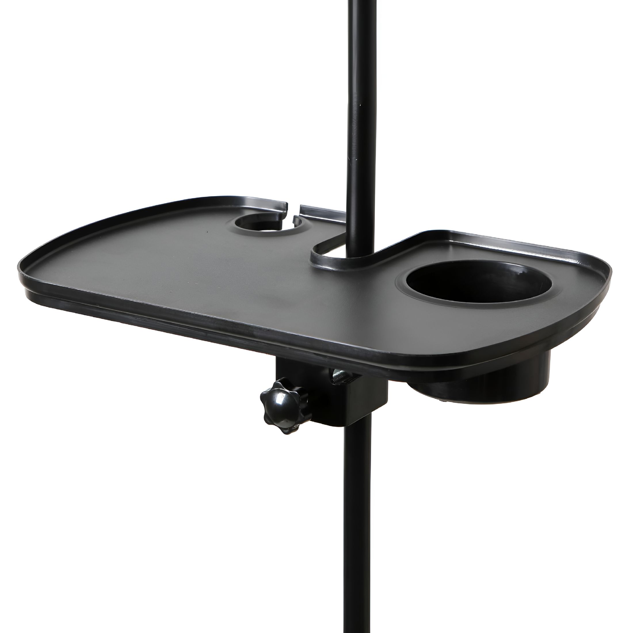 GJX Microphone Stand Tray Adjustable Clamp Sound Card Tray for Music Sheet