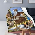 thumbnail image 4 of Yibo Tiger Blanket Tiger Cozy Fleece Flannel Blanket Plush Lightweight Blanket Tiger Decor Bedding Gifts for Men Women Girls Boys Kids Teens Adults for Couch Sofa Bed, 4 of 7