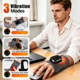 thumbnail image 4 of Cordless Wrist Heating Pad Massage, Heated Wrist Brace Wrap with 660 red light, Wrist Massager with 5 Heats and 3 Vibrations Modes, Gift for for Men Women Left Right Hand, 4 of 16