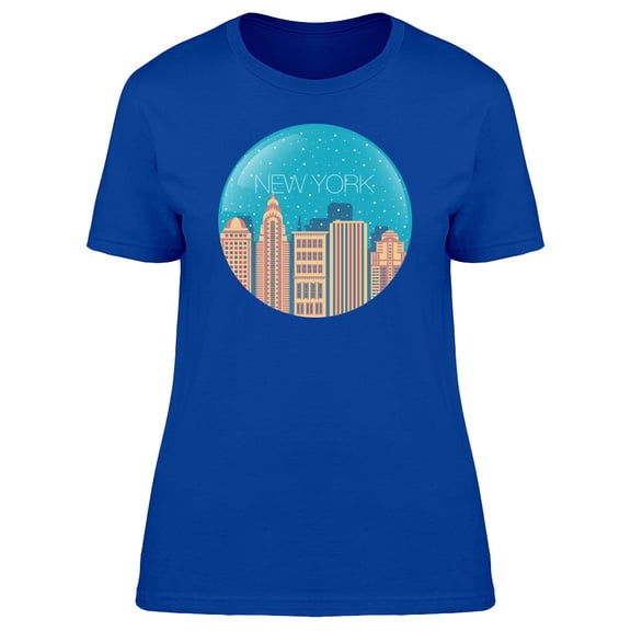 New York Snow T-Shirt Men -Image by Shutterstock, Male 3X-Large