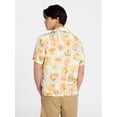 thumbnail image 3 of No Boundaries Rayon Shirt with Short Sleeves, Men's and Big & Tall XS-4XLT, 3 of 5