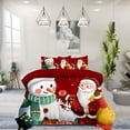 thumbnail image 1 of Teissuly Christmas Duvet Cover Single Size, Duvet Cover Set with Buttons Closure, Ultra Soft Washed Microfiber Bedding Comforter Cover with 2 Pillowcases for All Season Teissuly WER202311014212, 1 of 7