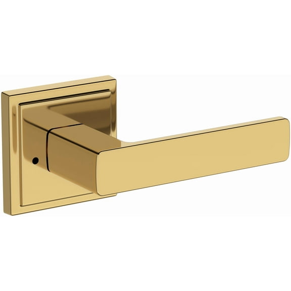 Baldwin Pv.Sha.R.Ssr Sharpewood Privacy Door Lever Set - Brass