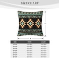 thumbnail image 4 of ZICANCN Vintage Aztec Tribal Style Throw Pillow Covers, Bed Couch Sofa Knit Decorative Pillow Covers for Living Room Farmhouse, 20"x20", 4 of 8
