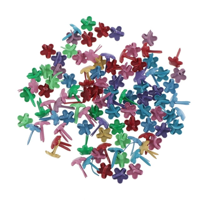 50/100pcs Lots Metal Brads Scrapbook Paper Decorative Brads