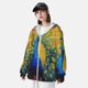 thumbnail image 3 of Balery Peacocks Sudadera ligera de manga larga con capucha y protección solar UPF 50+ para hombre y mujer, ideal para pesca y running-Medium, 3 of 7