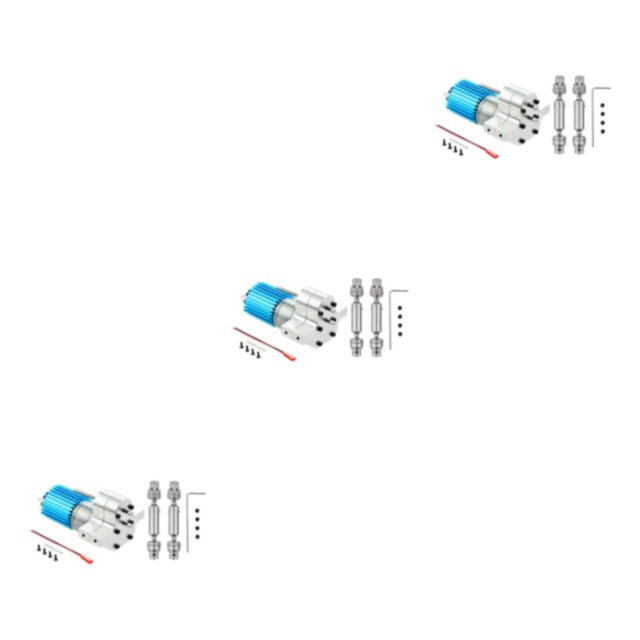 ZheElen Metal Box Transfer 370 Motor Accessory for WPL C14 Q60 Robust and Dependable Silver 3.17mm 3Set