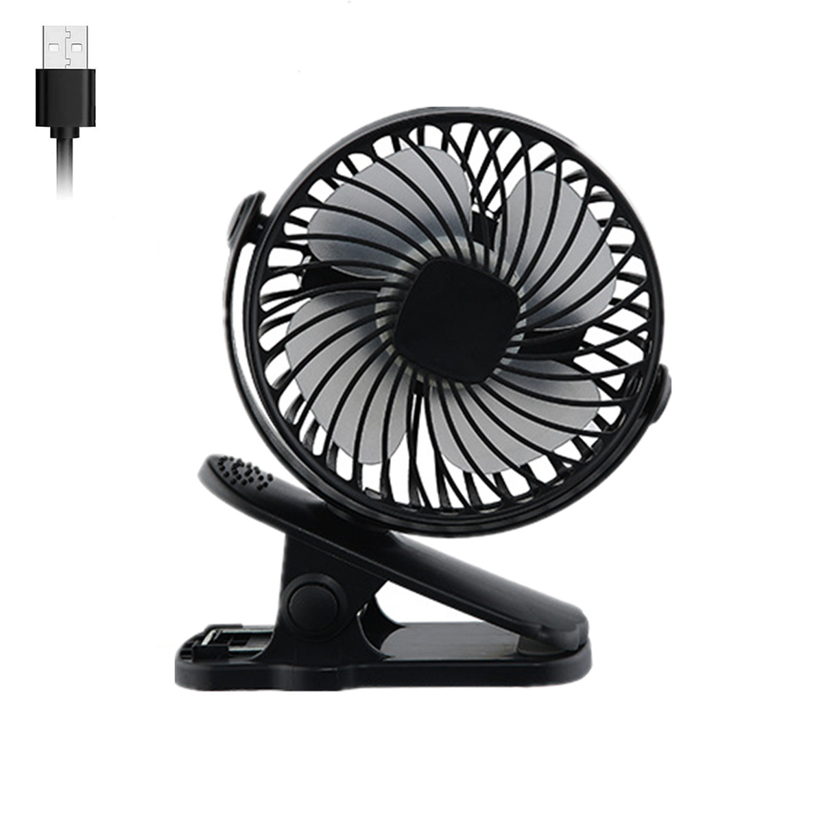 Portable Clip on Fan, 6 inch Personal 
