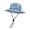 Light Blue, variant on Unisex Fisherman Hat Extra Large Brim Adjustable Fit Hiking Bucket Hat Windproof Buckle Washed Denim Outdoor Travel UV Blocking Hat