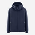 thumbnail image 4 of Kalauyu Men's Ultra Soft Sherpa Lined Hoodie - Full Zip Fleece Lining Heavy Duty Sweatshirts, 4 of 5