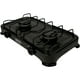 thumbnail image 1 of Parrilla Estufa De Mesa Aksi 2 Quemadores Negro Acero Inoxidable, 1 of 4