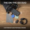 thumbnail image 4 of Logitech Pebble 2 Combo for Mac, Wireless Keyboard and Mouse, Slim, Quiet and Portable, Customizable, Bluetooth Mouse and Keyboard, Easy-Switch, Tonal Graphite, 4 of 16