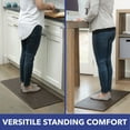 thumbnail image 6 of SoHome Original Gentle Step Anti-Fatigue Standing Floor Mat, Great for Kitchen/Office/Laundry Room, Waterproof/Easy Clean/Non Slip Backing, Phthalate Free 17" x 39" Espresso, 6 of 7