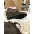 thumbnail image 4 of JOURNEE Womens Gray Cushioned Enter Round Toe Wedge Lace-Up Booties 7.5, 4 of 4