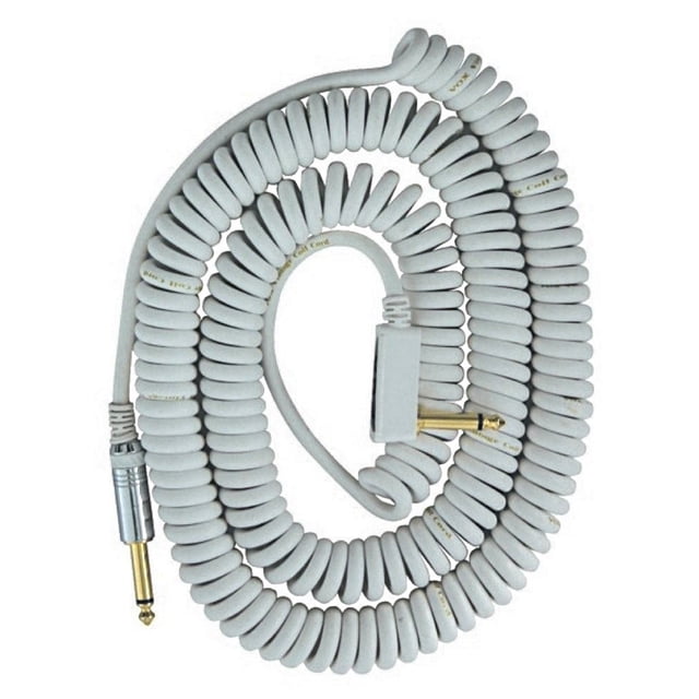 Cable electrónico VOX VCC090 blanco enrollado 9 m 1/4"