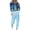 Multicolor4, variant on Posijego Women 2 Piece Outfit Plus Size Tracksuit Long Sleeve Crewneck Pullover Top Sweatpants Sweatsuit Lounge Set