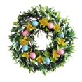 thumbnail image 2 of Simulación de corona de Pascua Fiudx para colgar en la pared decoración de Pascua, 2 of 7