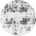 thumbnail image 1 of Ahgly Company Indoor Round Abstract Gray Modern Area Rugs, 8' Round, 1 of 4