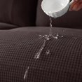 thumbnail image 4 of LAICAIW Housse de Chaise de Bureau Extensible Résistante à l'Eau Housse Extensible en Jacquard pour Chaise d'Ordinateur pour Chaises de Bureau TG Café, 4 of 7
