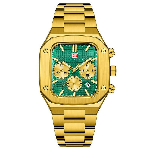 Watch for Men Waterproof Sport Quartz Wrist Watches Stainless Steel Strap Relogio Masculino 0414