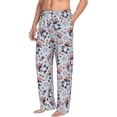 thumbnail image 2 of Daiia I Love USA Men's Sleep Pant with Pockets and Drawstring,Pajama Pants-XX-Large, 2 of 9