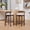 Beige + Linen + Foam, variant on Bar Stools Set of 2, 26" Linen Fabric Upholstered Counter Height Bar Stools, Modern Barstools Counter Stools with Wood Legs for Kitchen Island Dining Room Bar, (Beige)