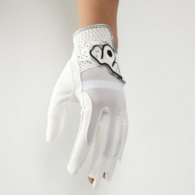 Guante de golf Manos transpirables Desgaste Equipo de golf de fibra micro suave profesional 165 cm Cola guantes de golf