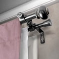 thumbnail image 2 of 5/8" Dia Adjustable 28"-48" double curtain rod with Henrietta Finials - Black,(5788-282D), 2 of 3